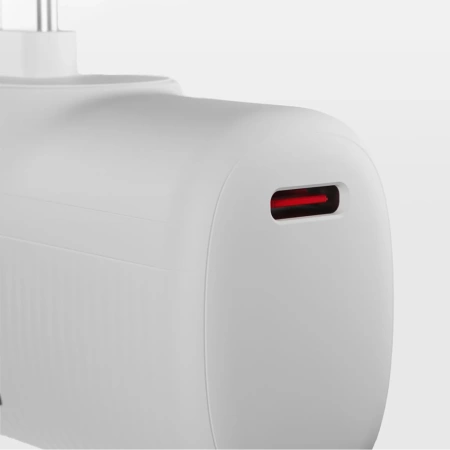 SBS EcoPower 5000 mAh 10W Powerbank mit integriertem USB-C-Anschluss - Weiß