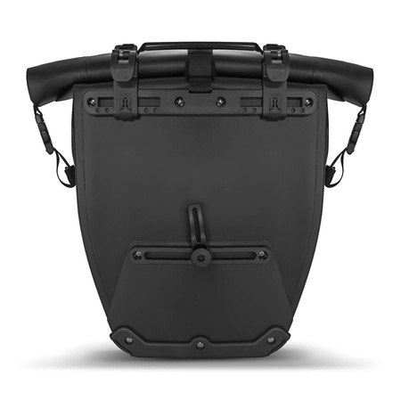 Wozinsky waterproof bicycle bag trunk pannier 25l 2in1 black (WBB24BK)