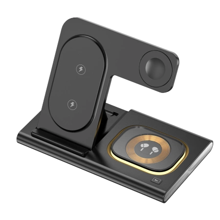 JELLICO 3in1 kabellose Ladegerät W12 15W schwarz