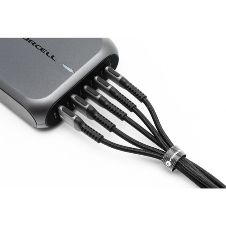 FORCELL F-ENERGY C257 kabel USB A do Lightning 2,4A 12W Cafule 2 m czarny