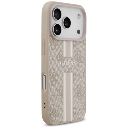 Guess 4G Printed Stripes MagSafe Case for iPhone 17 Pro - Pink