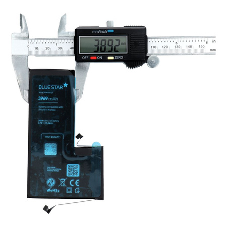 Bateria do Iphone 11 PRO MAX 3969 mAh  Blue Star HQ