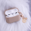 Etui do Airpods 3 karmelowe z zawieszką