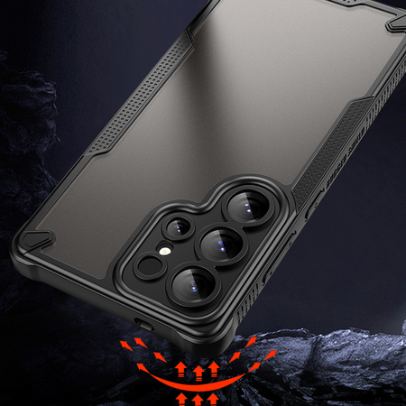 Nakładka Defender Matt do Samsung Galaxy S25 Ultra czarna