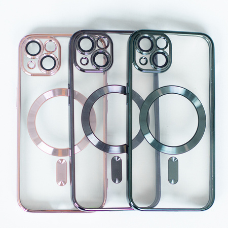 Nakładka Color Chrome Mag do iPhone 16 Pro 6,3&quot; różowo-złota