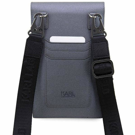 Karl Lagerfeld Handbag KLWBSAKCPMG silver/silver Saffiano Karl &amp; Choupette