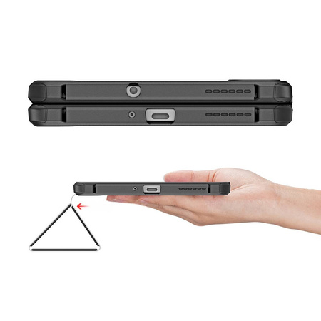 Dux Ducis Toby Armored Flip Smart Case for Realme Pad Mini with Stylus Holder Black