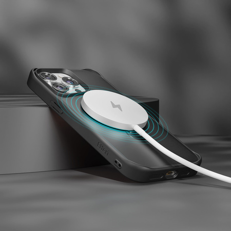 Nakładka Etteri Matt Mag Ring do iPhone 14 Pro 6,1" czarna