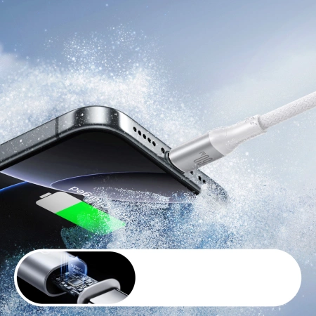 Kabel Joyroom S-A28 Flash Series 60W USB-C - USB-C 1m - biały