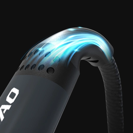 Dudao L3CC USB-C – USB-C 60 W 2 m geflochtenes Kabel – Schwarz