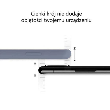 Mercury Silicone iPhone X/Xs lawendowy/lavender gray