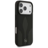 Mercedes Leather The Move MagSafe Case für iPhone 17 Pro - Schwarz