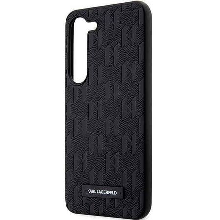 Karl Lagerfeld KLHCS23MSAKLHPK S23+ S916 Hartschalenkoffer schwarz/schwarz Saffiano Mono Metal Logo