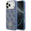 Guess 4G Strass Logo MagSafe Case für iPhone 17 Pro Max - Blau