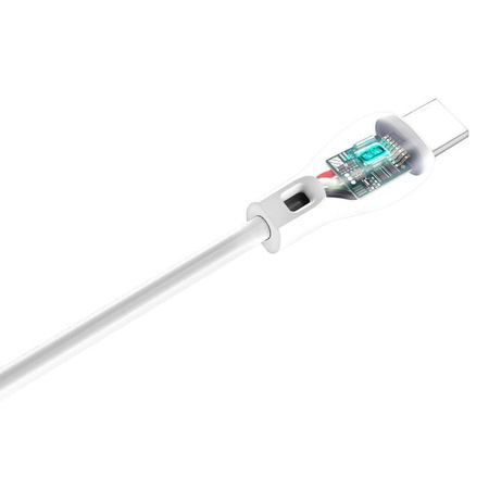 Dudao przewód kabel USB Typ C 2.1A 2m biały (L4T 2m white)
