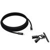 Devia kabel uniwersalna smycz 2w1 PD USB-C - USB-C 1,2 m 60W czarny