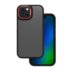 Nakładka Crystal Black do iPhone 16 6,1&quot; czerwona