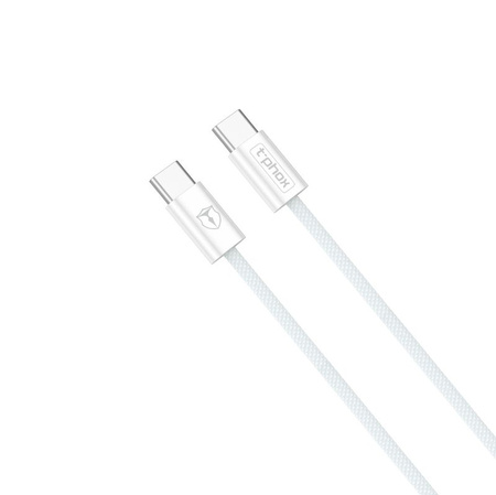 KABEL T-PHOX CC15 SERIES USB-C/USB-C 60W 3A 1M WHITE