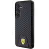 Oryginalne Etui FERRARI hardcase Carbon Stitched Bottom FEHCS24MN3PUK do Samsung Galaxy  S24 Plus Czarny