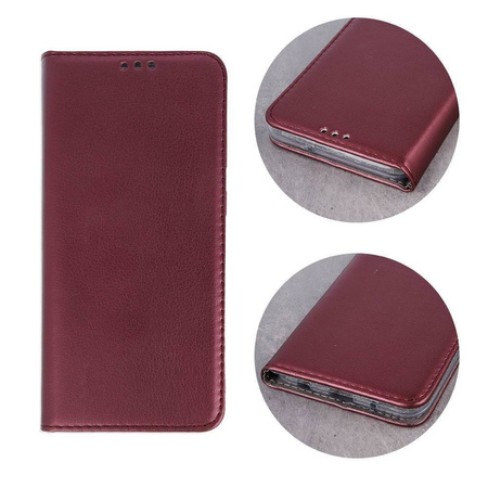 Case SAMSUNG GALAXY A54 5G Wallet with a Flap Leatherette Holster Magnet Book burgundy