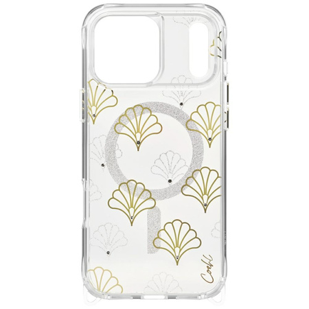 Etui UNIQ Coehl Maree do iPhone 17 Pro   Max Magnetic Charging srebrny