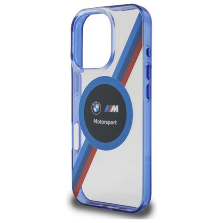 Oryginalne Etui BMW Motosport IML Circle MagSafe BMHMP16X23HTPUT do Iphone 16 Pro Max Przezroczysty
