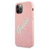 Guess GUHCP12LLSVSPG iPhone 12 Pro Max 6,7" różowo zielony/green pink hardcase Silicone Vintage