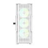 Obudowa komputerowa Darkflash DK431 (biała) + 4 wentylatory