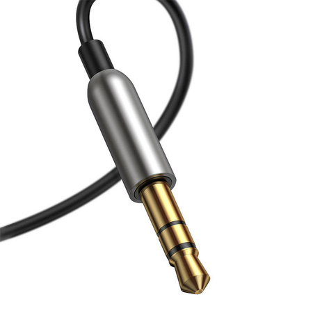 Adapter bluetooth 5.0 transmiter odbiornik dźwięku USB - audio minijack 3,5mm Baseus USB Wireless Adapter Cable BA01 (CABA01-01) czarny