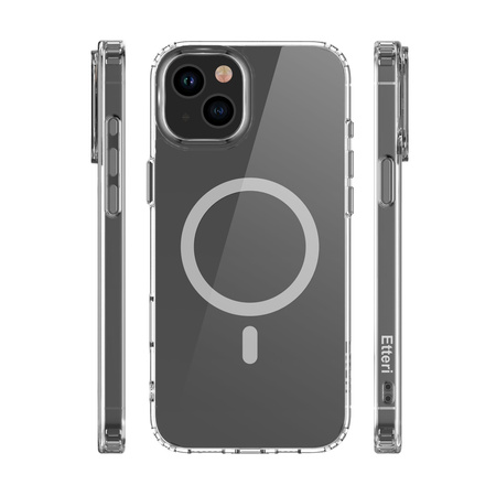 Nakładka Etteri Color Mag do iPhone 13 6,1" szara