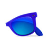 PURO Sunny Kit - Zestaw etui iPhone SE 2020 / 8 / 7 + składane okulary przeciwsłoneczne (niebieski)
