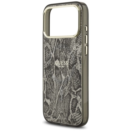 Guess Python Pattern MagSafe Case für iPhone 17 Pro Max - Schwarz