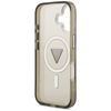 Guess Nakładka Magsafe IML Gradient Case With Print Triangle Logo & Silver Metal Camera Buttons Do iPhone 17 Khaki