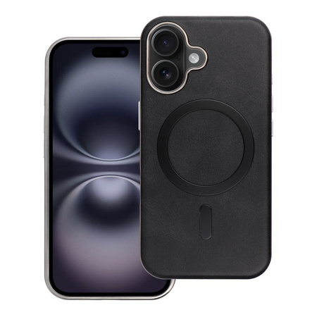 Futerał GENTLEMAN MAG COVER kompatybilny z MagSafe do IPHONE 16 PRO MAX czarny