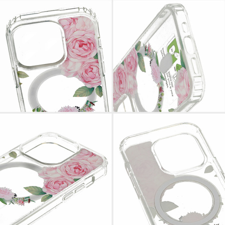 Tel Protect Flower Magsafe do Iphone 15 wzór 1