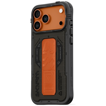 Etui Skinarma Phantom do iPhone 17 Pro   Max Magnetic Charging + Grip Stand oliwkowy