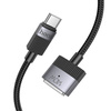 Kabel USB C do Mag3 Hoco 5A 140W magnetyczny 1,8 m U141 czarny
