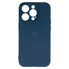 Vennus Silicone Heart Case do Iphone 14 Pro Max wzór 1 granatowy