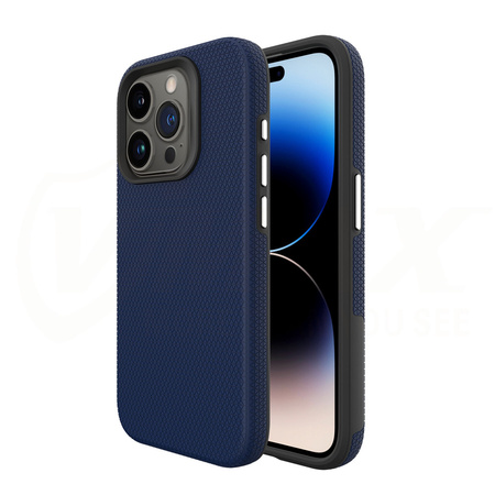 Vmax nakładka Triangle Case do Samsung A14 4G / 5G granatowa
