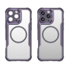 Leading Series MagSafe Silikonhülle für iPhone 16 Pro Max – Lila