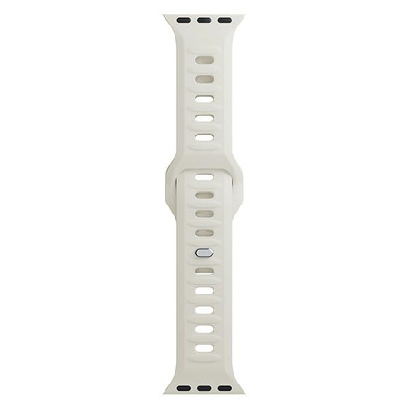 3MK Silicone Watch Strap beżowy/beige dla Apple Watch 42/44/45/49mm