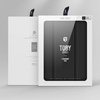 Dux Ducis Toby Armored Flip Smart Case for Realme Pad Mini with Stylus Holder Black