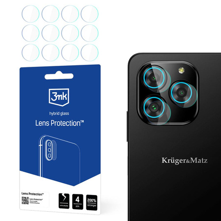 3MK Lens Protect Kruger & Matz Live 11 Ochrona na obiektyw aparatu 4szt