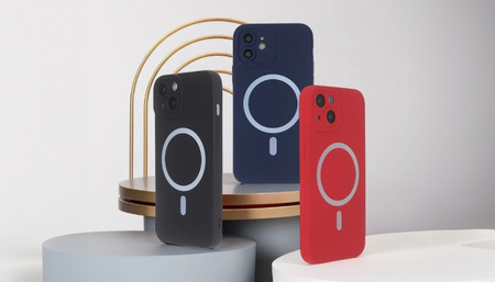 Nakładka Silicon Soft Mag Samsung S24 czarna