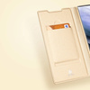 Dux Ducis Skin Pro kabura etui pokrowiec z klapką Samsung Galaxy S22 Ultra złoty