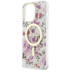 Guess GUHMP14XHCFWST iPhone 14 Pro Max 6,7&quot; transparente Hardcase Flower MagSafe