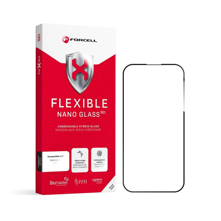 Szkło hybrydowe do iPhone 17 AIR Forcell Flexible 5D czarne