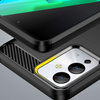 Carbon Case etui do Infinix Note 12i elastyczny silikonowy karbonowy pokrowiec czarne