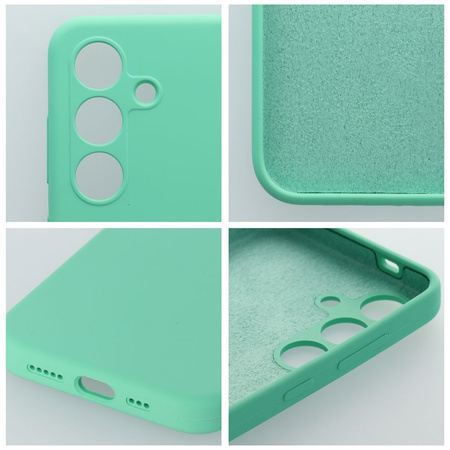 Futerał SILICONE 2mm do SAMSUNG S25 Plus miętowy