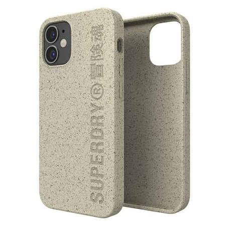 SuperDry Snap iPhone 12 mini Compostable Case sand / sand 42623